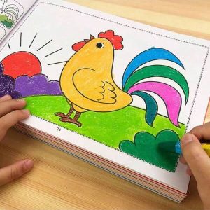 1pc 48-Page Coloring And Painting Book For Toddlers, Ages 3-6, Thickened And Enlarged 16K Drawing Notebook For Early Education And Intelligence Development(Random Design And Cover Image)School, Student,Stationery,School Suppliescoloring Books For Kids,Colouring Book,Colouring,Toddler Coloring,Paint Book,Kid Books Multicolor