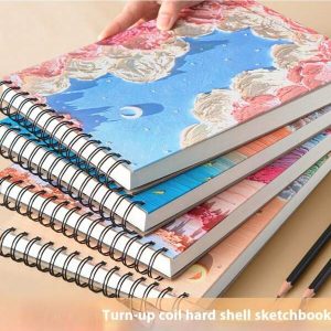 1pcA4 Oil Painting Style Painting Book, Art Students Special Sketch Blank Sketch, Children's Graffiti Sketch Paper, 30 Pieces/Book A4